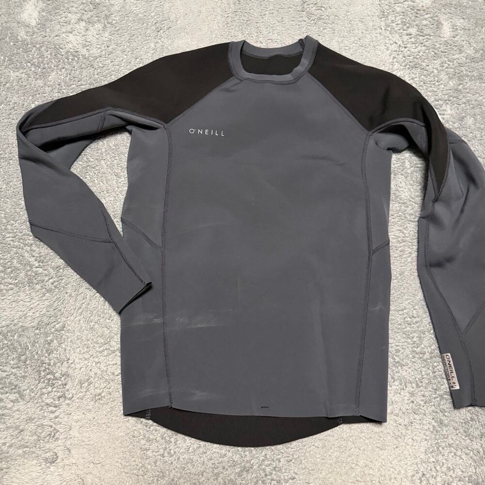 O'Neill Reactor 2 1.5mm Long Sleeve Wetsuit Shirt Mens XL Gray